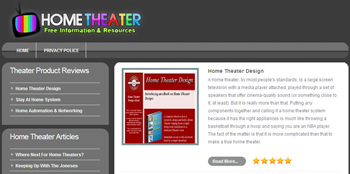 Home Theatre Review Site