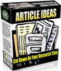 Article Ideas