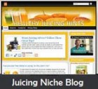 Healthy Juicing Niche Blog