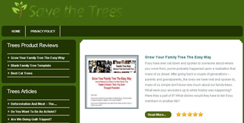 Save The Trees Review Site