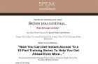Speak With Confidence Upgrade Package