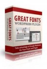 Great Fonts Plugin For WordPress