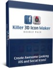 Killer 3D Icon Maker Double Pack