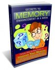 Secrets To Memory Enhancement In A Week