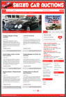 Seized Car Auction Niche Blog